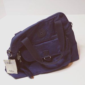 KIPLING PAHNEIRO HANDBAG- INK BLUE TONAL